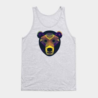 Galactic Galaxy Bear Tank Top